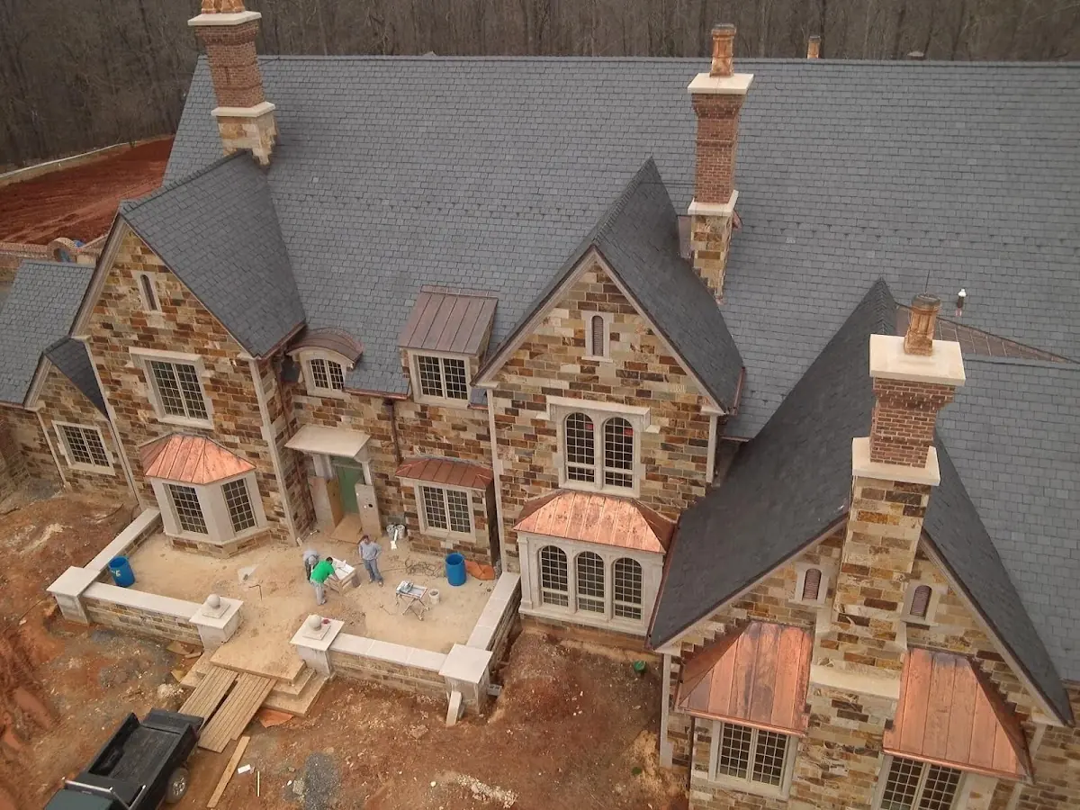 Craftsman Roofing Slate Roof Repair project in Rockvale